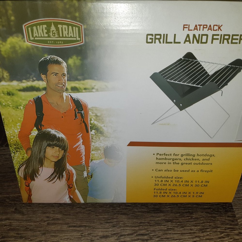 Portable grill and firepit